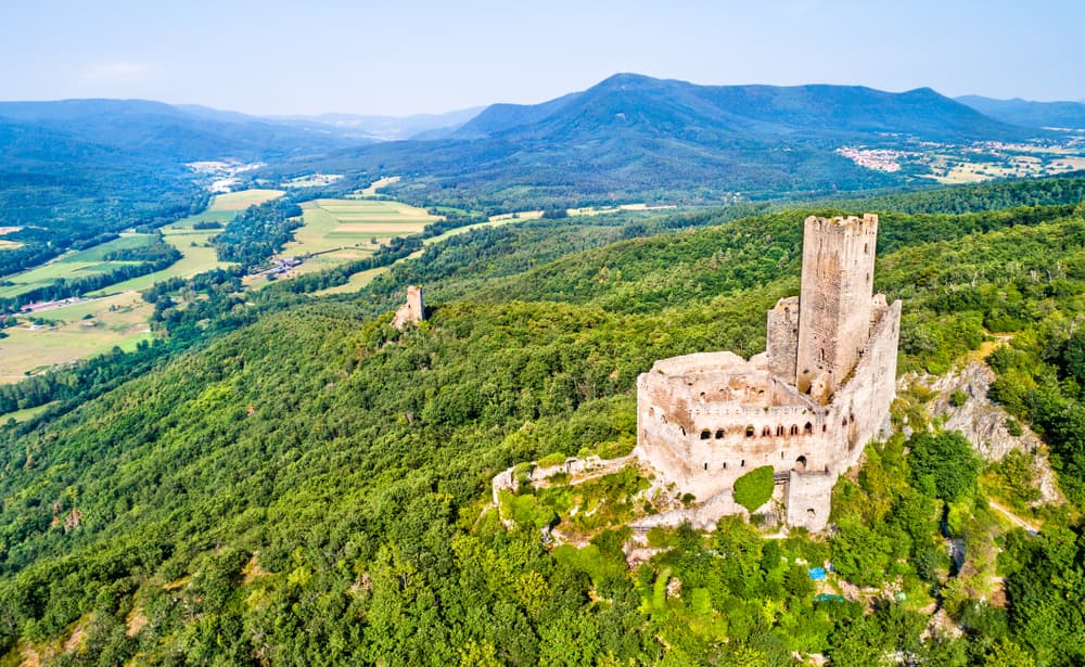 Château-fort à visiter en Alsace : château d'Ortenbourg et château de Ramstein dans le Bas-Rhin en Alsace