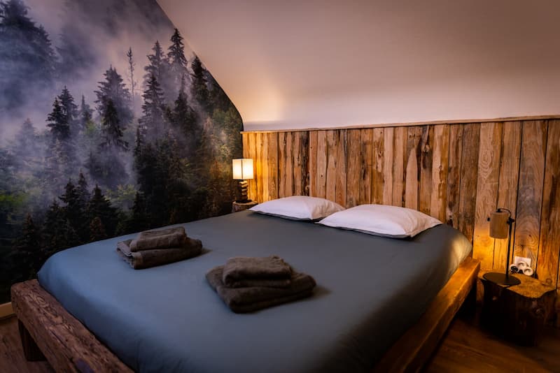Chez-Maidala-Gite-Airbnb-Colmar-Alsace-Location-Vacances-Chambre-Lit-Double-Lits-Superposes-Chambre-Foret
